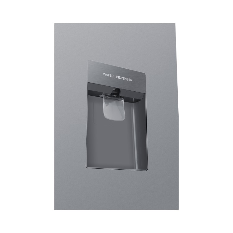 Refurbished Haier HTF-452WM7 452 Litre American Fridge Freezer Stainless Steel