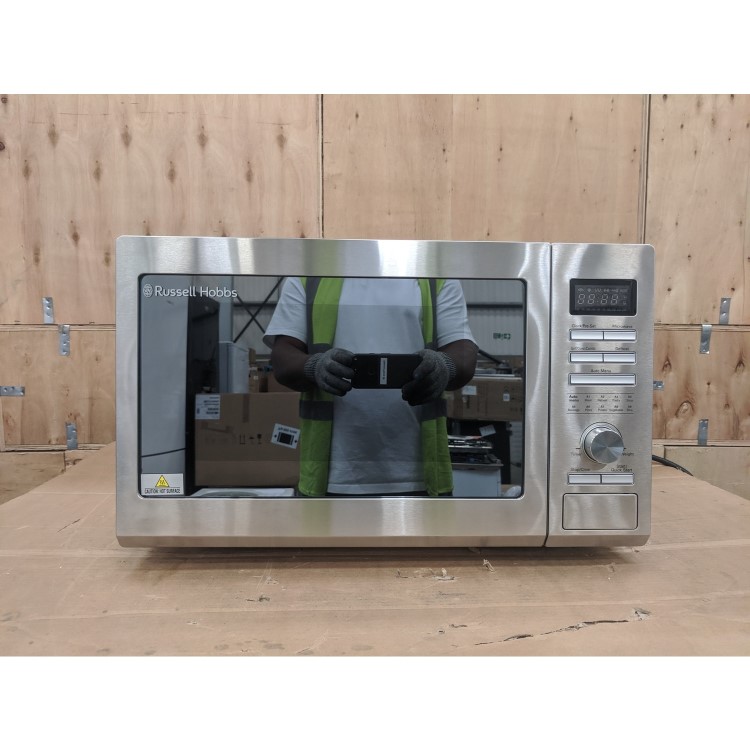 Refurbished Russell Hobbs RHM3002 30L 800W Digital Combination Microwave Stainless Steel