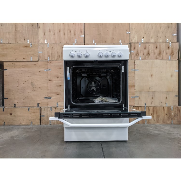 Refurbished Indesit I6VV2AW 60cm Electric Cooker with Ceramic Hob White