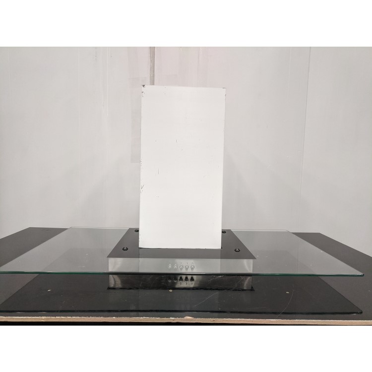 Refurbished CDA ECN92SS 90cm Flat Glass Chimney Cooker Hood Stainless Steel