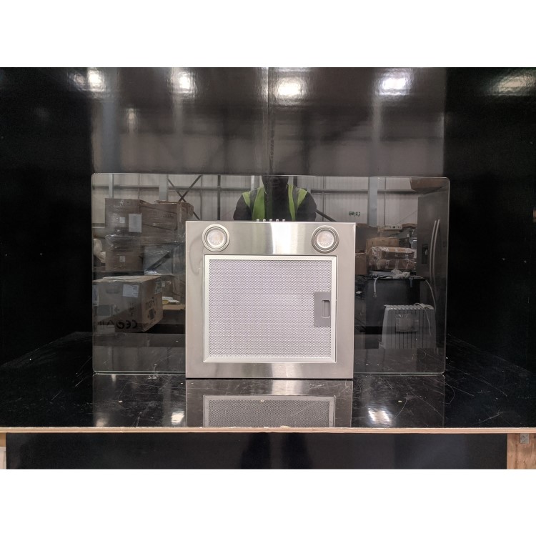 Refurbished CDA ECN92SS 90cm Flat Glass Chimney Cooker Hood Stainless Steel