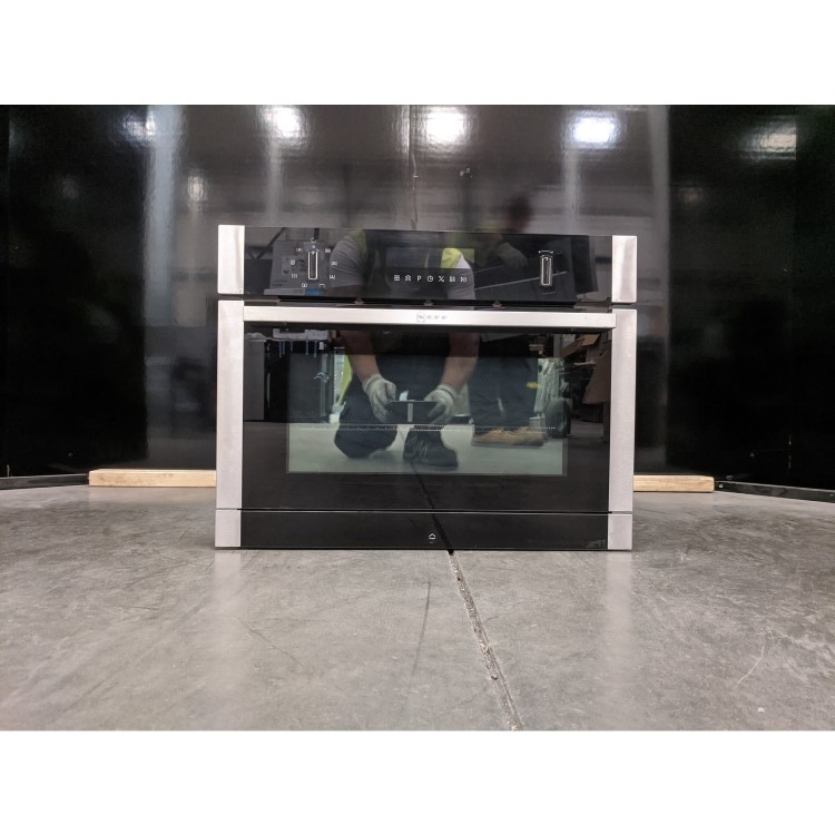 Refurbished Neff N50 C1APG64N0B Built In 36L 1000W Combination Compact Microwave Oven with Steam Function Stainless Steel