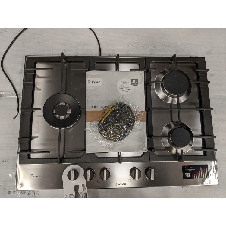 Refurbished Bosch PCS7A5B90 Series 6 75cm 5 Burner Gas Hob Stainless Steel