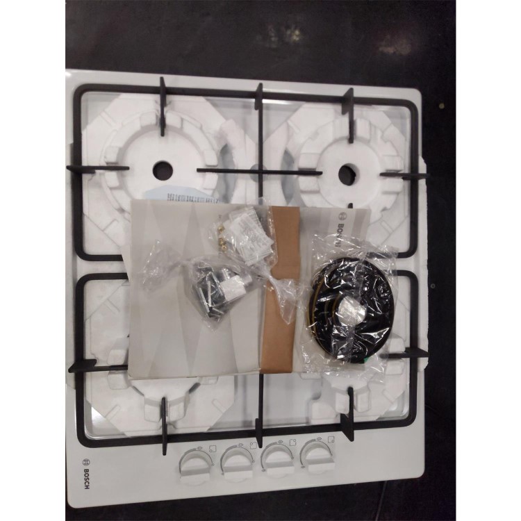 Refurbished Bosch PBP6B2B60 Series 2 58cm 4 Burner Gas Hob White