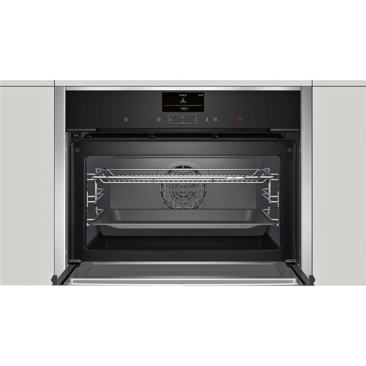 Refurbished Neff C17MS32N0B Built In 45L 1000W Combination Microwave Oven Stainless Steel