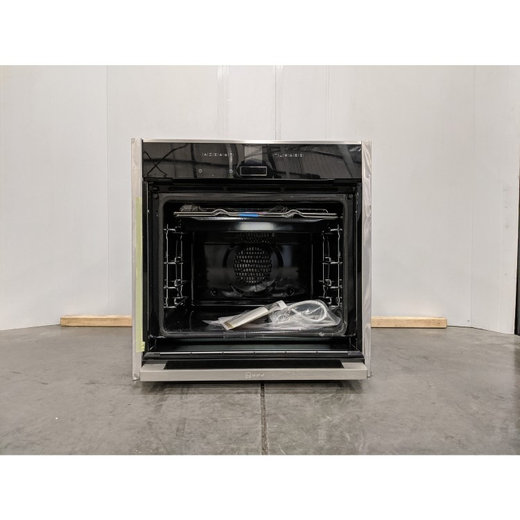Refurbished Neff N70 B57CR22N0B Slide & Hide Pyrolytic Self Cleaning 60cm Single Built In Electric Oven Stainless Steel
