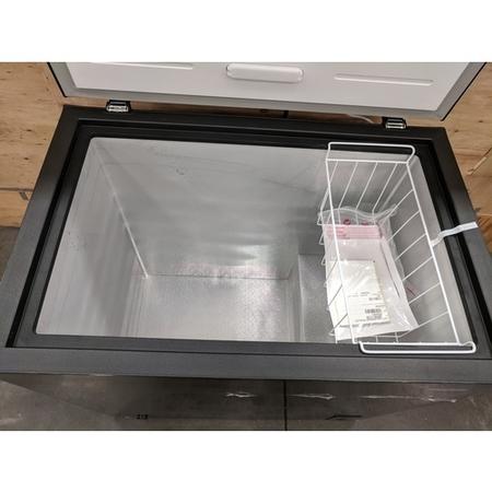 Refurbished electriQ EIQCHEST199LBLACK 199 Litre Chest Freezer Black