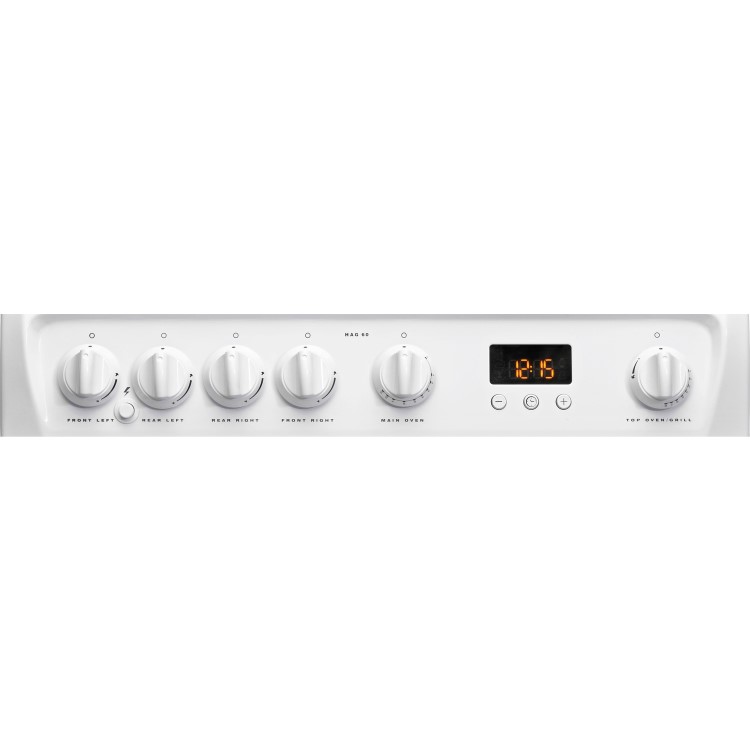 Refurbished Hotpoint HAGL60P 60cm Double Oven Gas Cooker