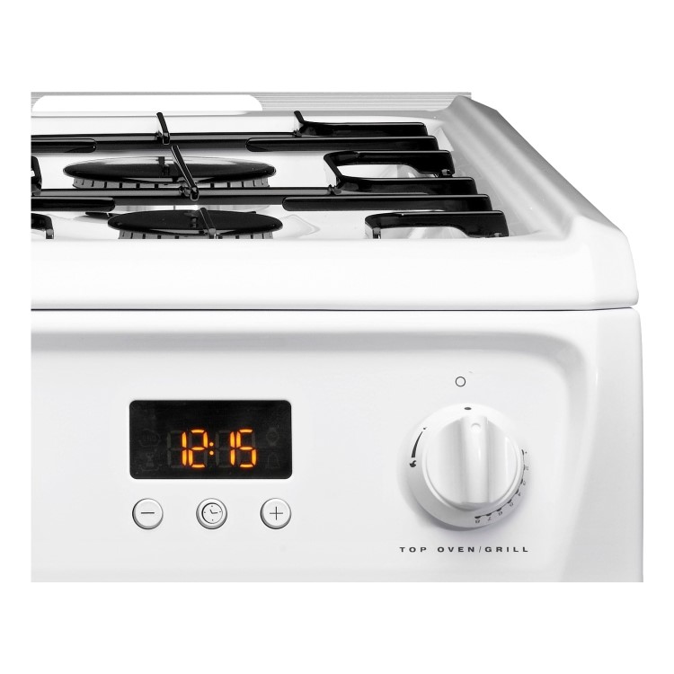 Refurbished Hotpoint HAGL60P 60cm Double Oven Gas Cooker