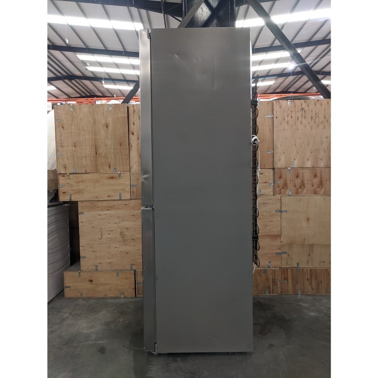 Refurbished Hotpoint NFFUD191X1 Freestanding 444 Litre 60/40 Frost Free Fridge Freezer Stainless Steel