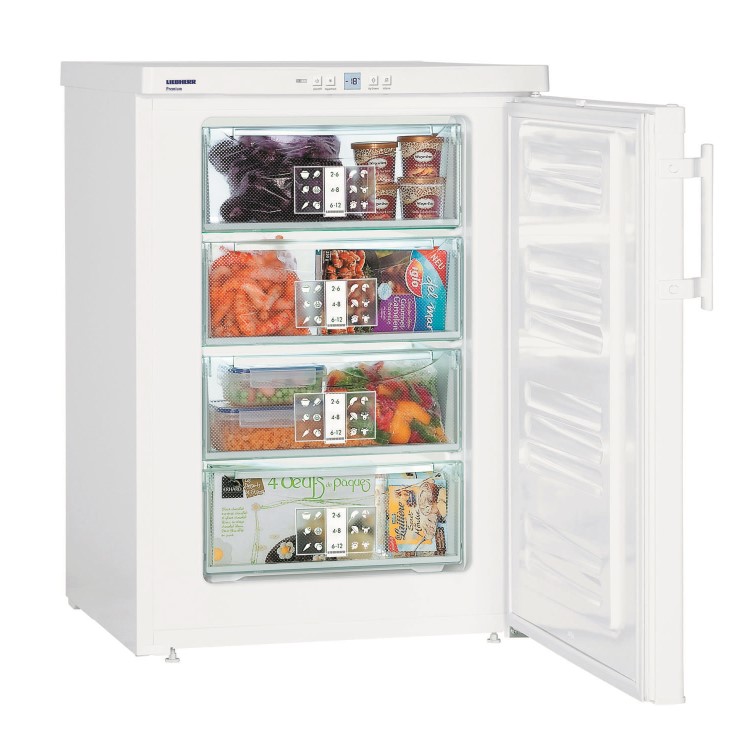 Refurbished Liebherr GP1486 Freestanding 103 Litre Undercounter Freezer White