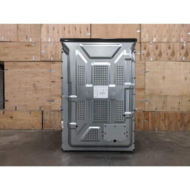 Refurbished Hotpoint HDM67V9CMB 60cm Double Oven Electric Cooker with Ceramic Hob Black