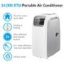 Refurbished electriQ AirFlex 14000 BTU 4kW Portable Air Conditioner