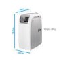Refurbished electriQ AirFlex 14000 BTU 4kW Portable Air Conditioner