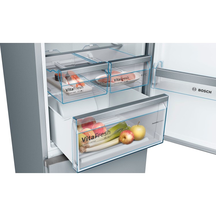 Refurbished Bosch Series 4 KGN39IZEAG Freestanding 368 Litre 60/40 Frost Free Fridge Freezer
