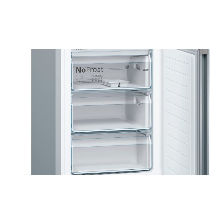 Refurbished Bosch Series 4 KGN39IZEAG Freestanding 368 Litre 60/40 Frost Free Fridge Freezer