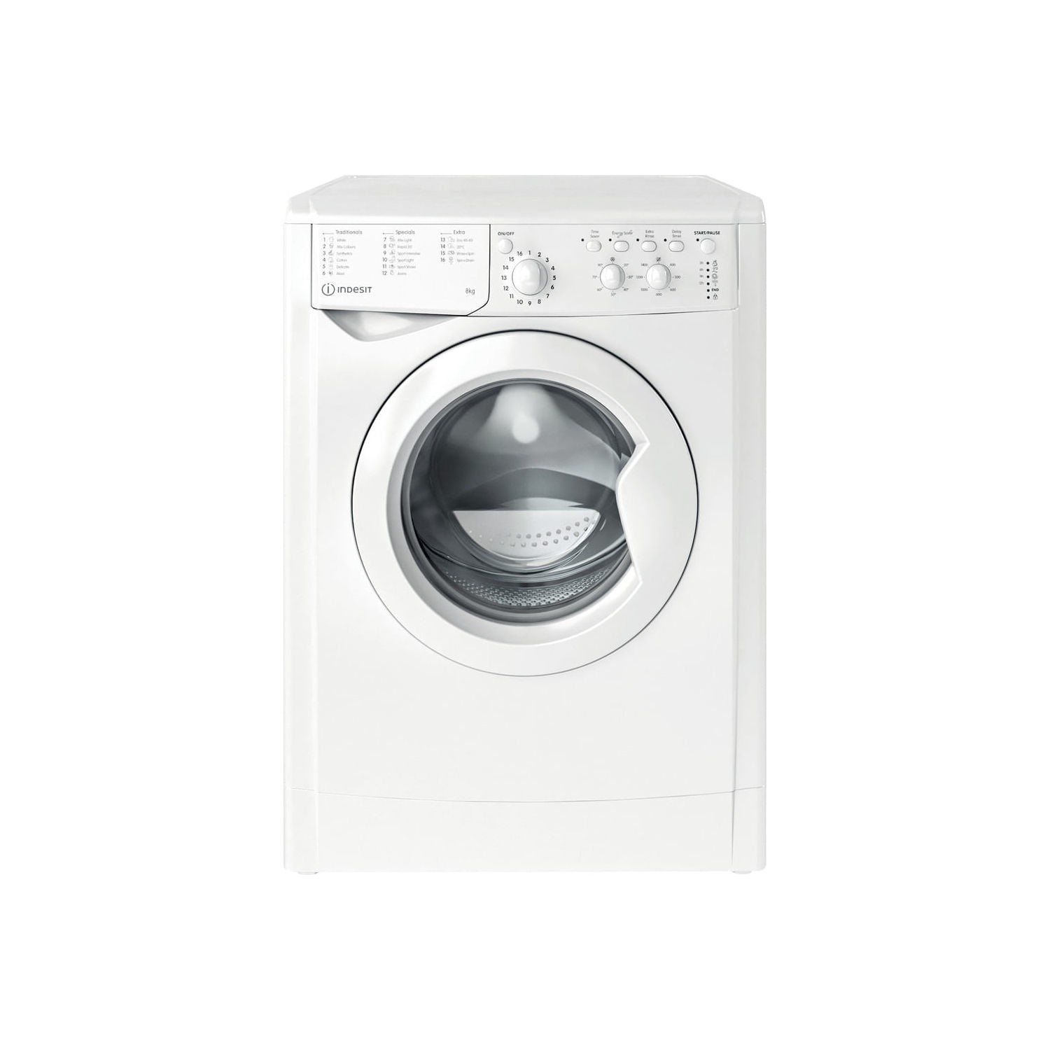 Indesit Ecotime 8kg 1200rpm Freestanding Washing Machine - White