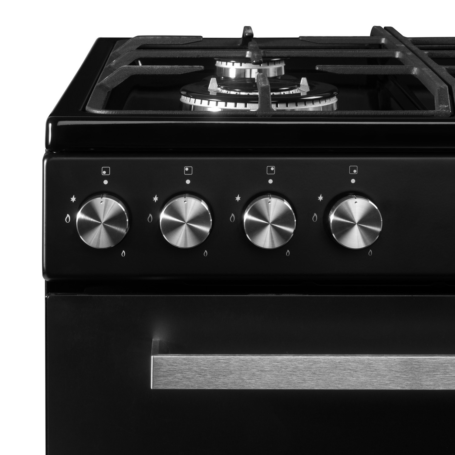 electriQ 60cm Dual Fuel Mini Range Cooker Black BuyItDirect.ie