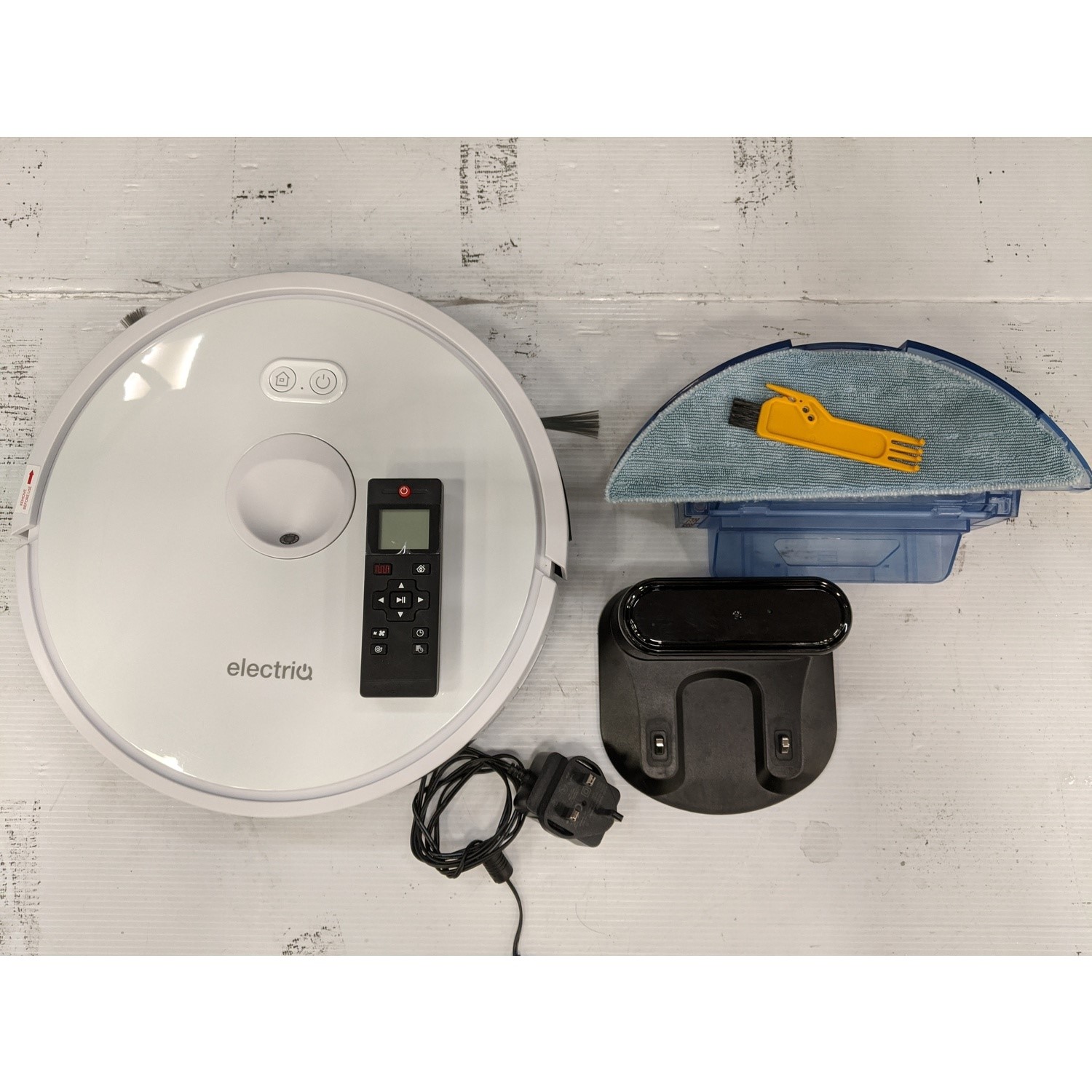 Refurbished electriQ TONY Robotic Vacuum Cleaner and Mop BuyItDirect.ie