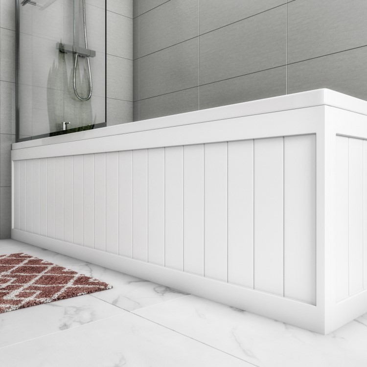 GRADE A1 - 1700mm Holt Tongue and Groove Front Bath Panel