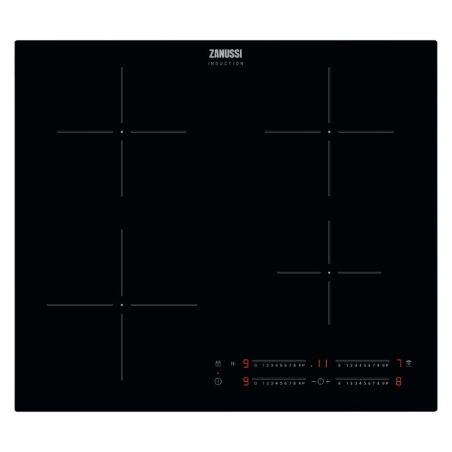 Zanussi ZITN644K Series 20 60cm 4 Zone Induction Hob with Slide Controls