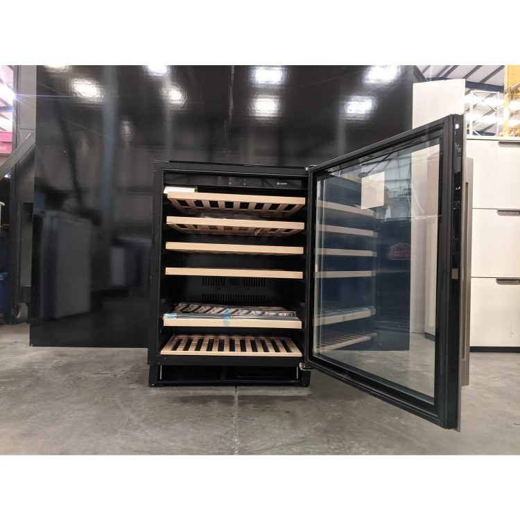 Refurbished Caple Classic WI6142 Freestanding 52 Bottle Single Zone Under Counter Wine Cabinet Stainless Steel
