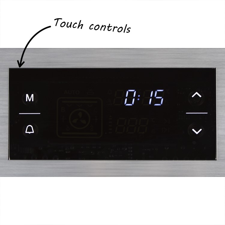 electriQ Plug In Self Cleaning Electric Single Oven - Stainless Steel