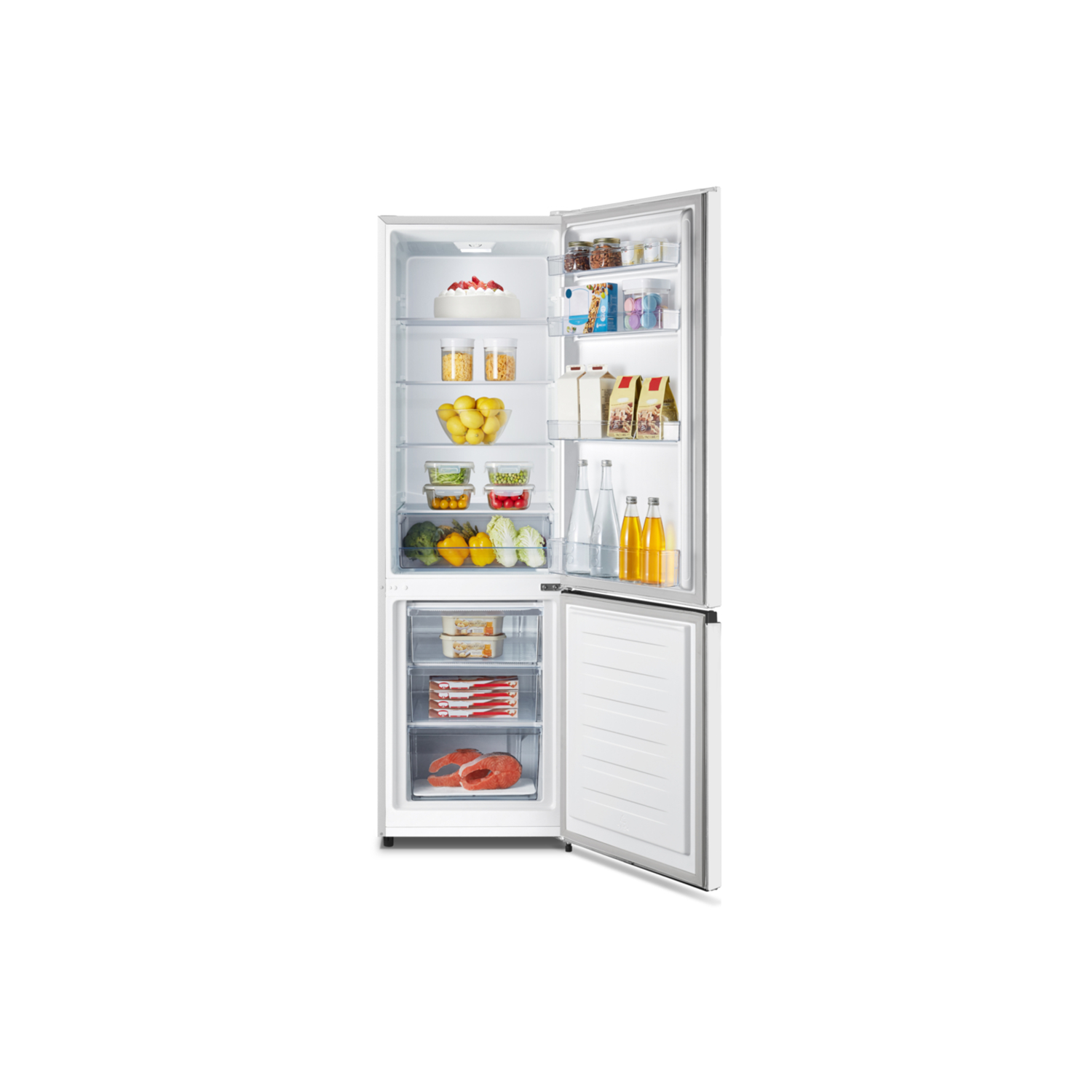 Refurbished Fridgemaster MC55265AF Freestanding 269 Litre 70/30 Fridge