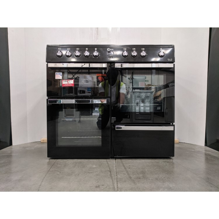 Refurbished Flavel Milano 100 MLN10CRK 100cm 5 Zone Dual Fuel Range Cooker