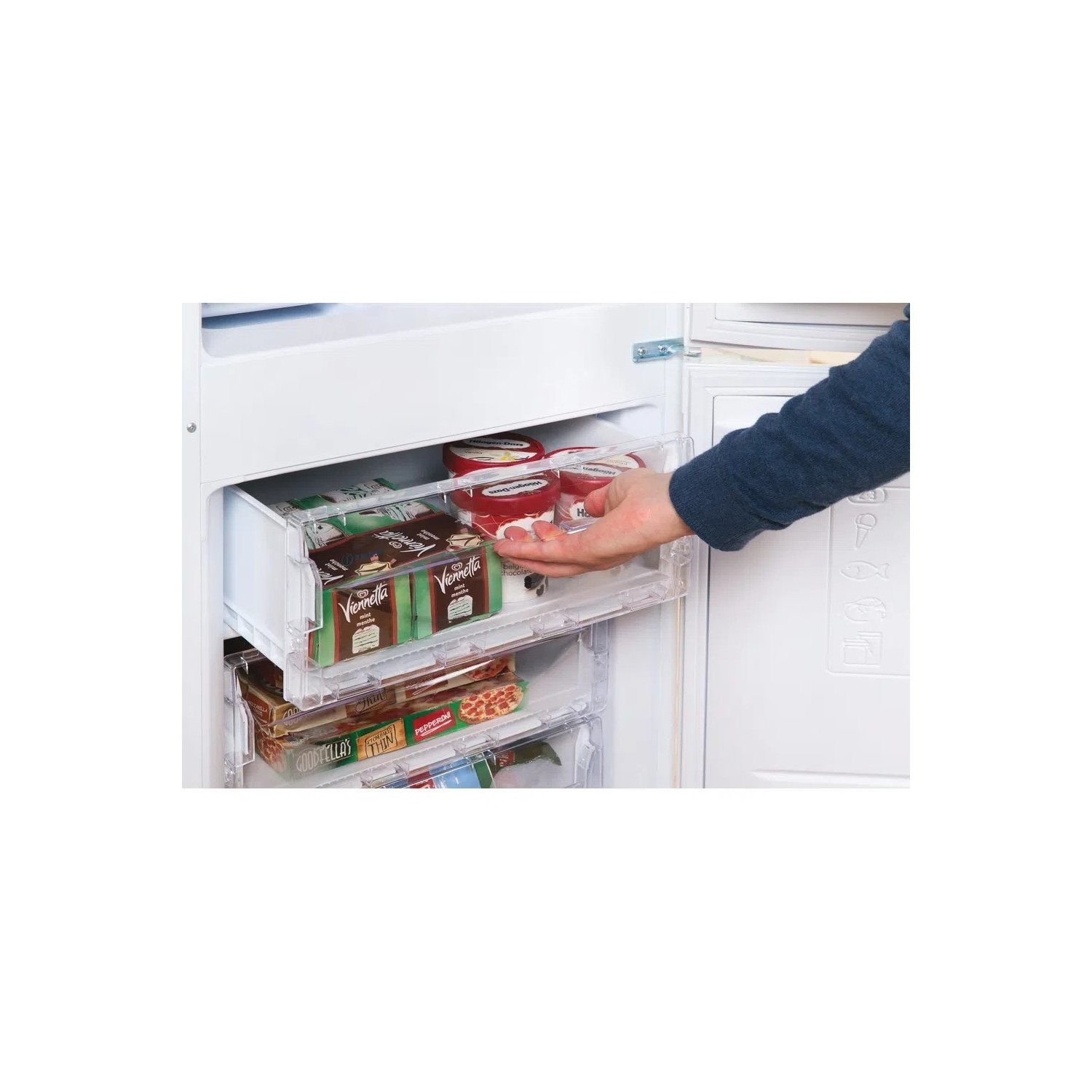 refrigerator stand size