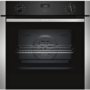 Refurbished Neff N50 B1ACE4HN0B 60cm Single Built In Electric Oven With Catalytic Cleaning Stainless Steel