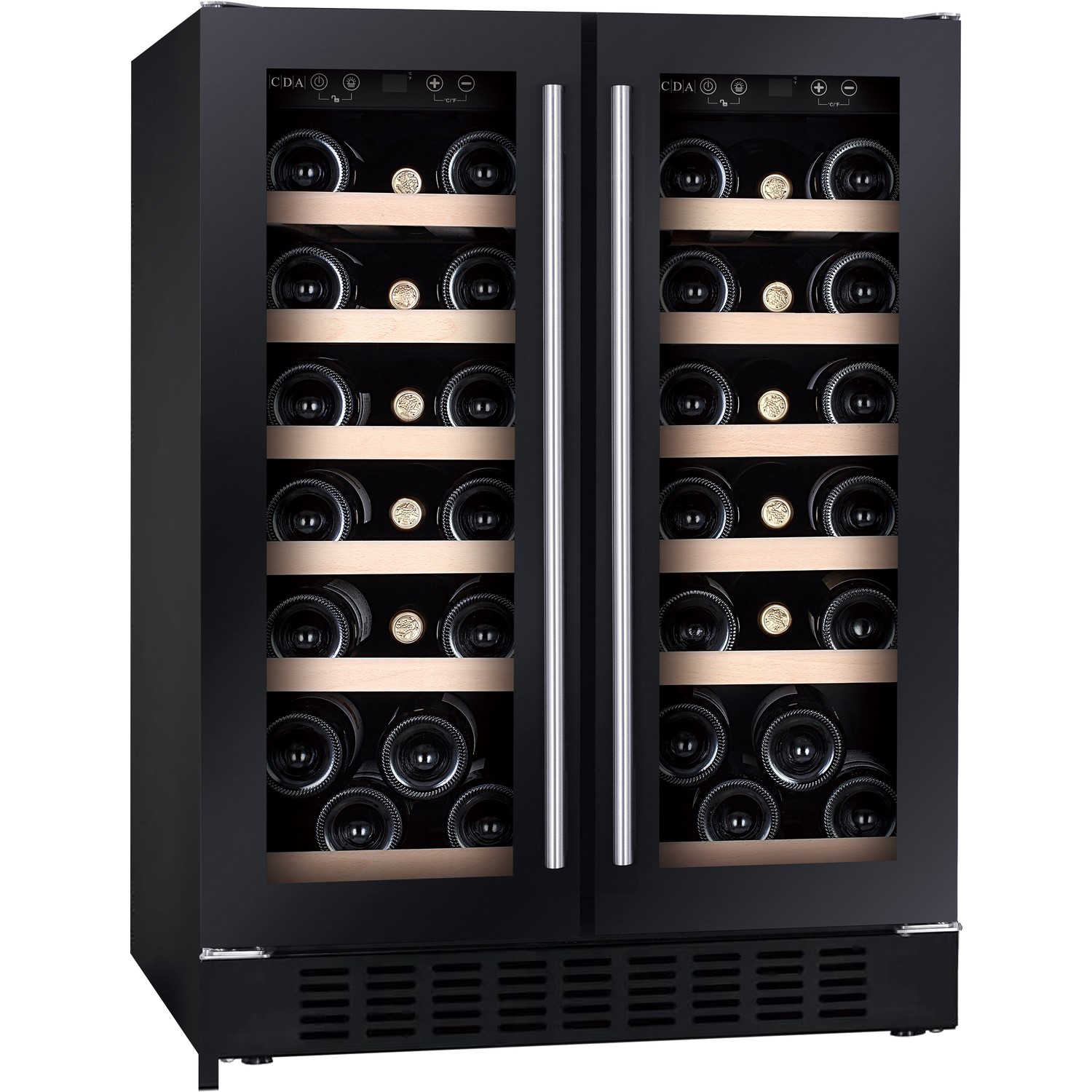 Refurbished CDA WCCFO622BL Freestanding 38 Bottle Capacity Dual Zone