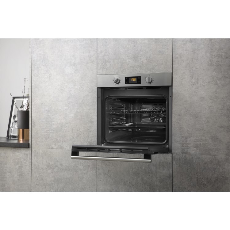 Hotpoint SA4544HIX Electric Fan Assisted Single Oven - Stainless Steel