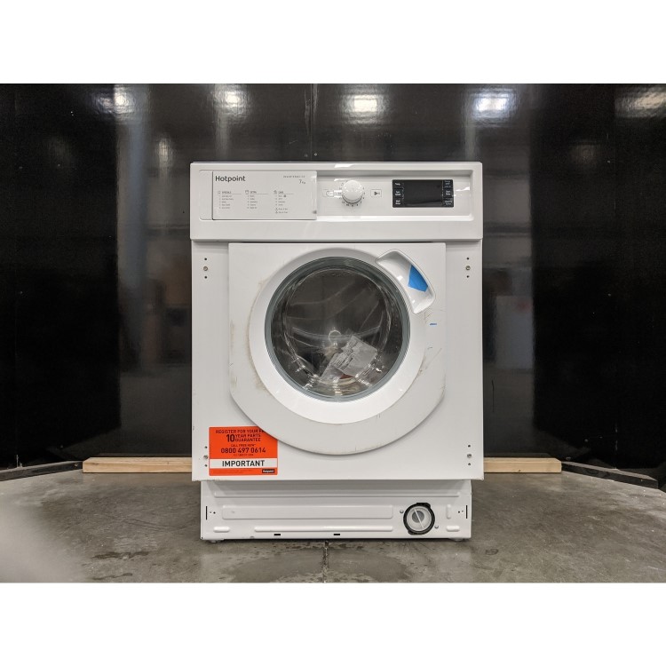 Refurbished Hotpoint BIWMHG71483UKN Integrated 7KG 1400 Spin Washing Machine