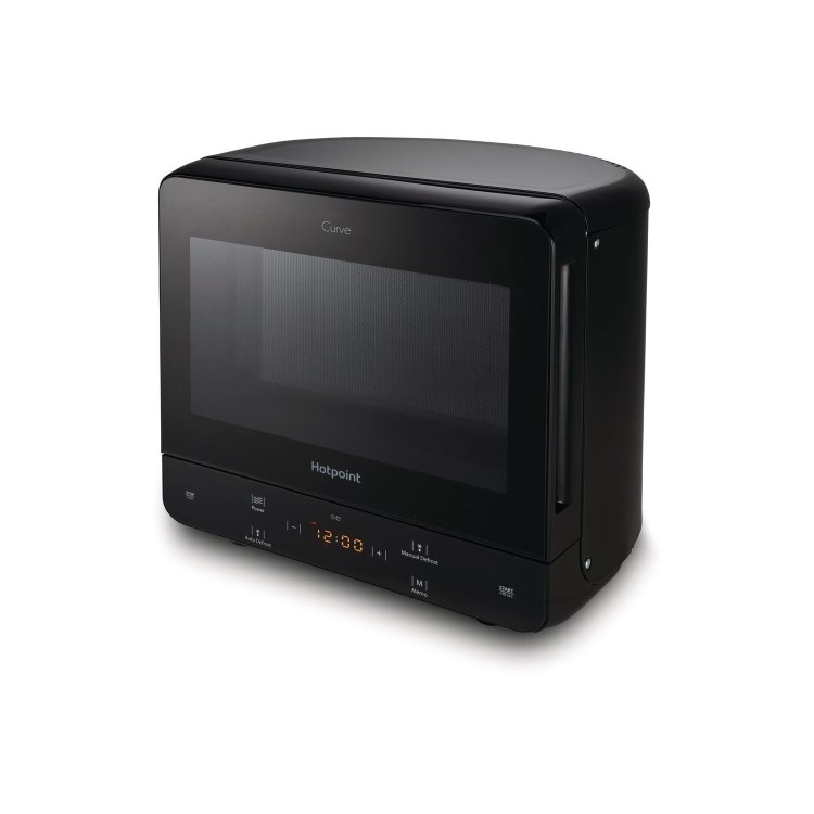 Hotpoint XtraSpace Curve 13L Digital Microwave - Black