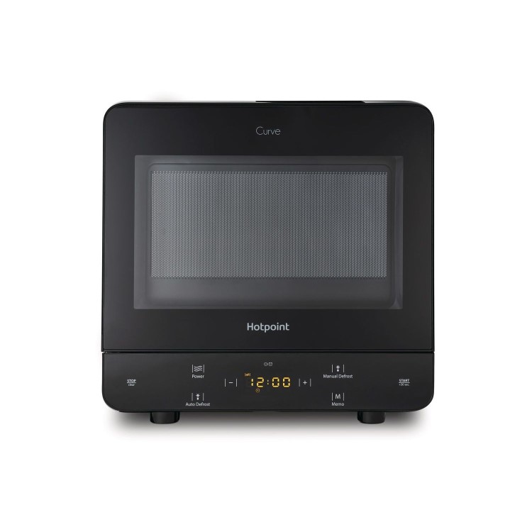 Hotpoint XtraSpace Curve 13L Digital Microwave - Black