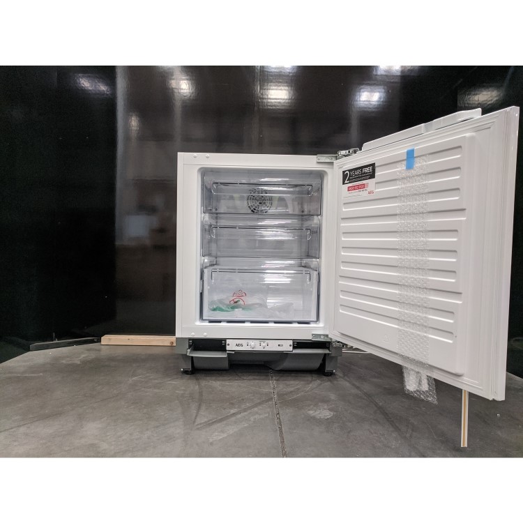 Refurbished AEG ABE682F1NF Integrated 86 Litre Undercounter Frost Free Freezer