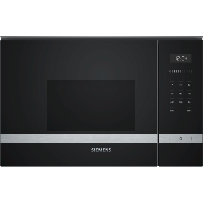 Refurbished Siemens iQ500 BF525LMS0B Built In 20L 800W Microwave Stainless Steel