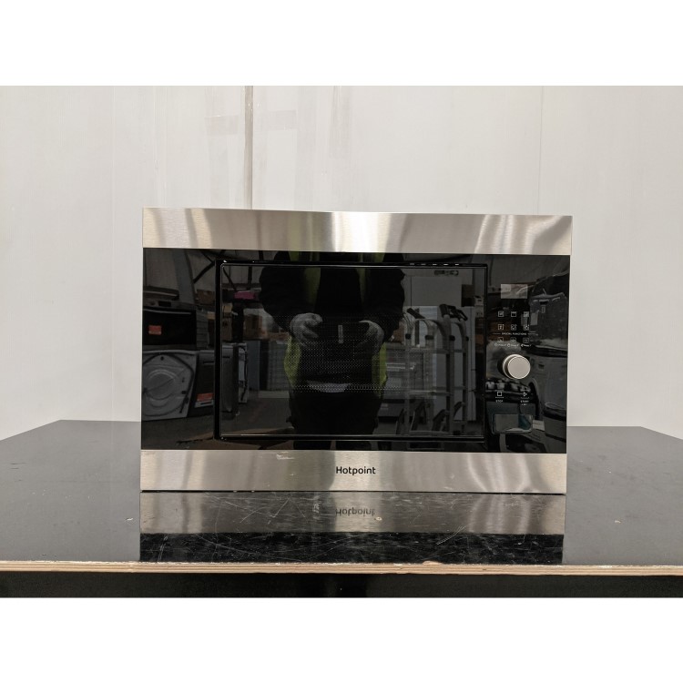 Refurbished Hotpoint MF20GIXH Built In 20L 800W Microwave & Grill Stainless Steel