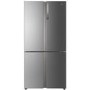 Refurbished Haier Cube Series HTF-610DSN7 Freestanding 610 Litre 70/30 Frost Free Fridge Freezer Stainless Steel
