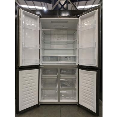 Refurbished Haier Cube Series HTF-610DSN7 Freestanding 610 Litre 70/30 Frost Free Fridge Freezer Stainless Steel