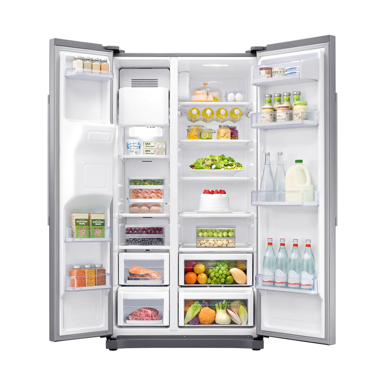 Refurbished Samsung RS50N3513S8 Freestanding 534 Litre Frost Free American Fridge Freezer
