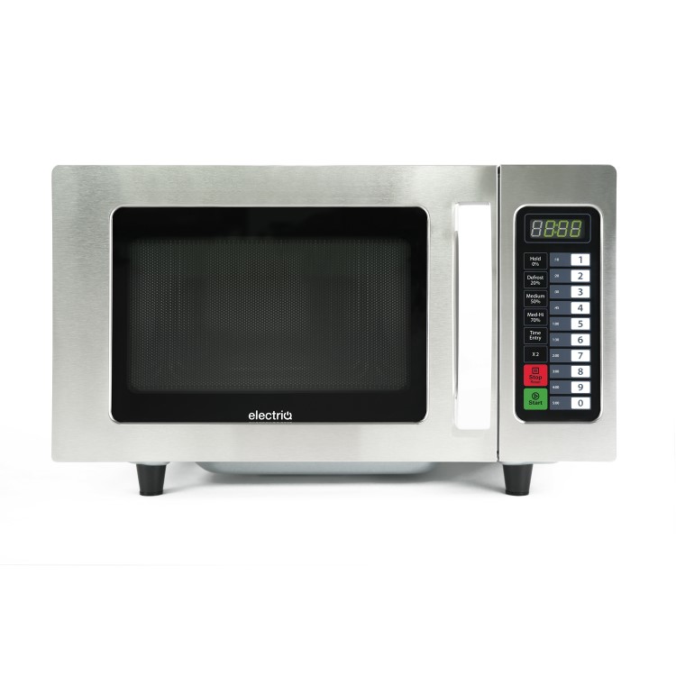 electriQ Commercial 25l Stainless Steel Microwave