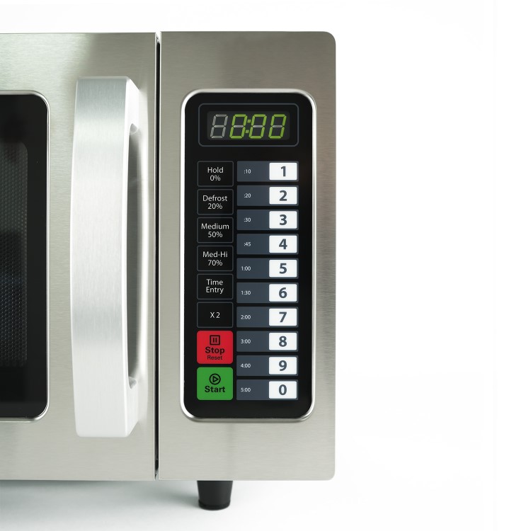 electriQ Commercial 25l Stainless Steel Microwave