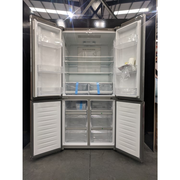 Refurbished Haier HTF-610DM7 610 Litre American Fridge Freezer Stainless Steel
