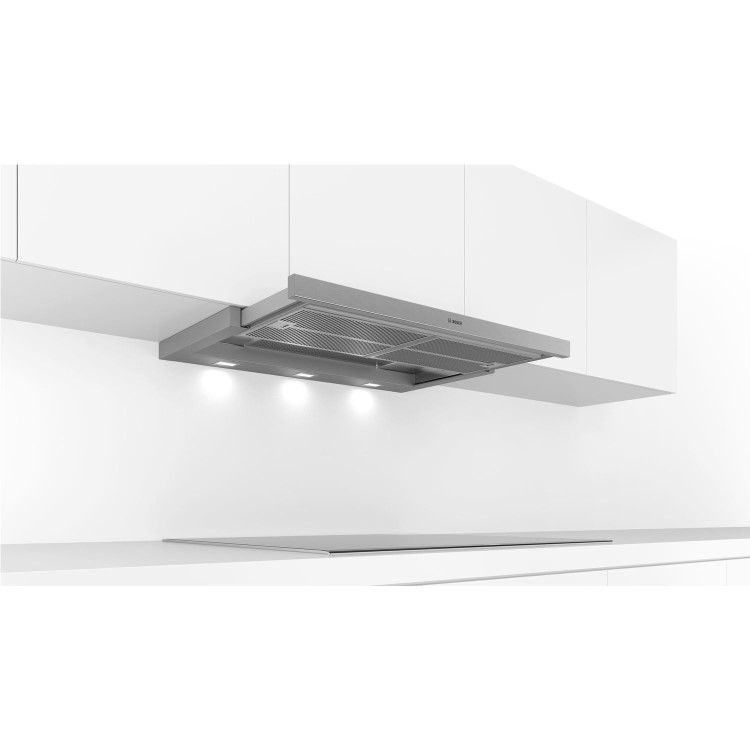 Refurbished Bosch Serie 4 DFS097A51B 90cm Telescopic Canopy Cooker Hood Stainless Steel