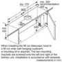 Refurbished Bosch Series 4 DFS097A51B 90cm Telescopic Canopy Cooker Hood Stainless Steel