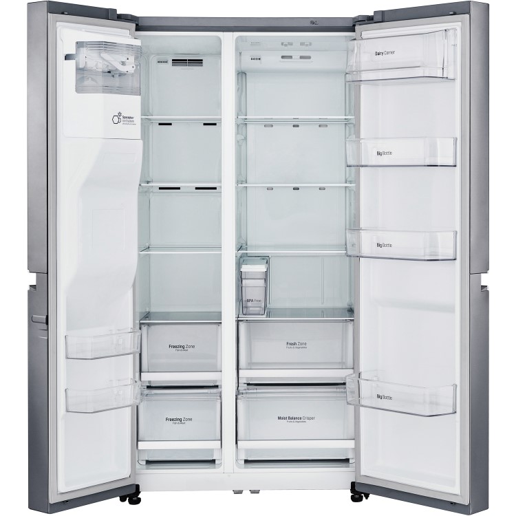 Refurbished LG GSL761PZXV Freestanding 601 Litre 70/30 American Fridge Freezer