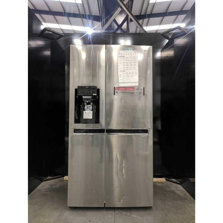 Refurbished LG GSL761PZXV Freestanding 601 Litre American Fridge Freezer