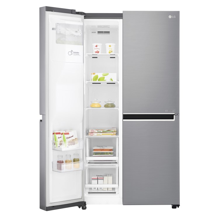 Refurbished LG GSL761PZXV Freestanding 601 Litre 70/30 American Fridge Freezer
